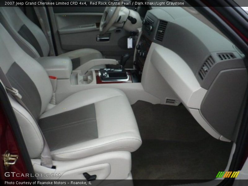 Red Rock Crystal Pearl / Dark Khaki/Light Graystone 2007 Jeep Grand Cherokee Limited CRD 4x4