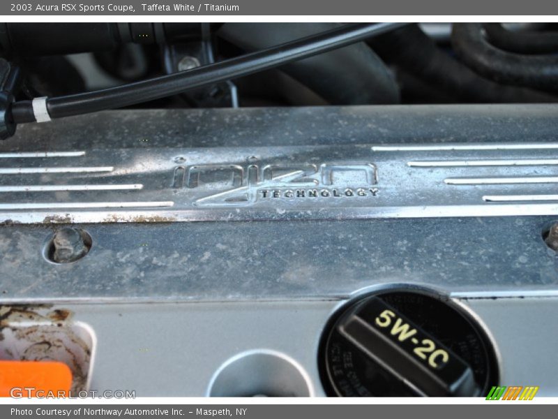  2003 RSX Sports Coupe Engine - 2.0 Liter DOHC 16-Valve i-VTEC 4 Cylinder