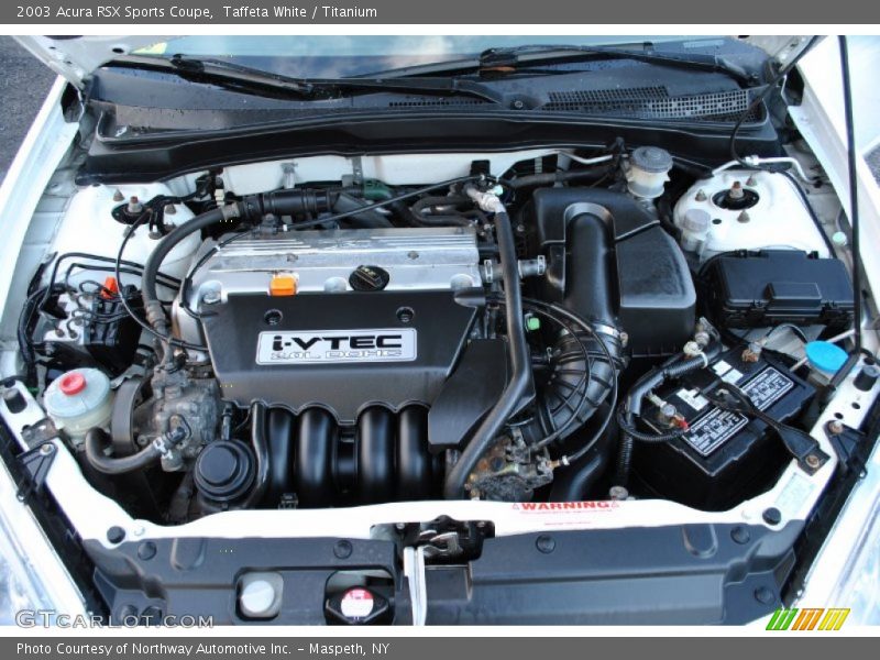  2003 RSX Sports Coupe Engine - 2.0 Liter DOHC 16-Valve i-VTEC 4 Cylinder