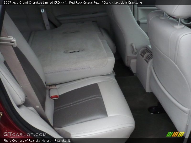 Red Rock Crystal Pearl / Dark Khaki/Light Graystone 2007 Jeep Grand Cherokee Limited CRD 4x4