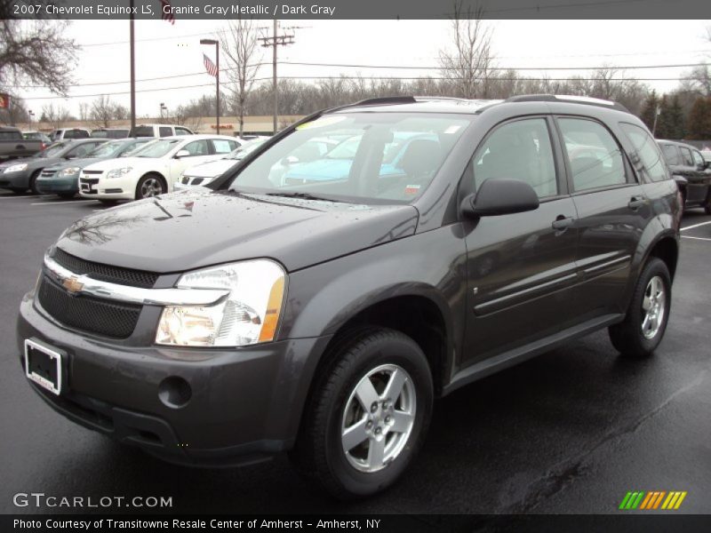 Granite Gray Metallic / Dark Gray 2007 Chevrolet Equinox LS