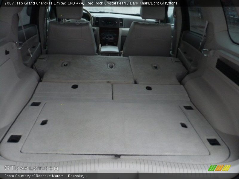 Red Rock Crystal Pearl / Dark Khaki/Light Graystone 2007 Jeep Grand Cherokee Limited CRD 4x4