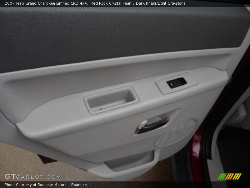 Red Rock Crystal Pearl / Dark Khaki/Light Graystone 2007 Jeep Grand Cherokee Limited CRD 4x4