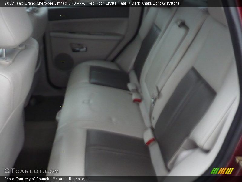 Red Rock Crystal Pearl / Dark Khaki/Light Graystone 2007 Jeep Grand Cherokee Limited CRD 4x4