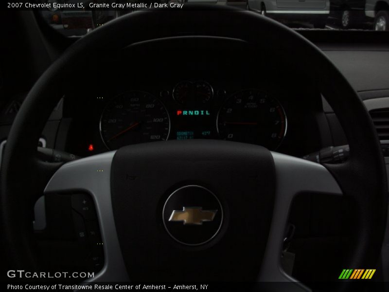 Granite Gray Metallic / Dark Gray 2007 Chevrolet Equinox LS