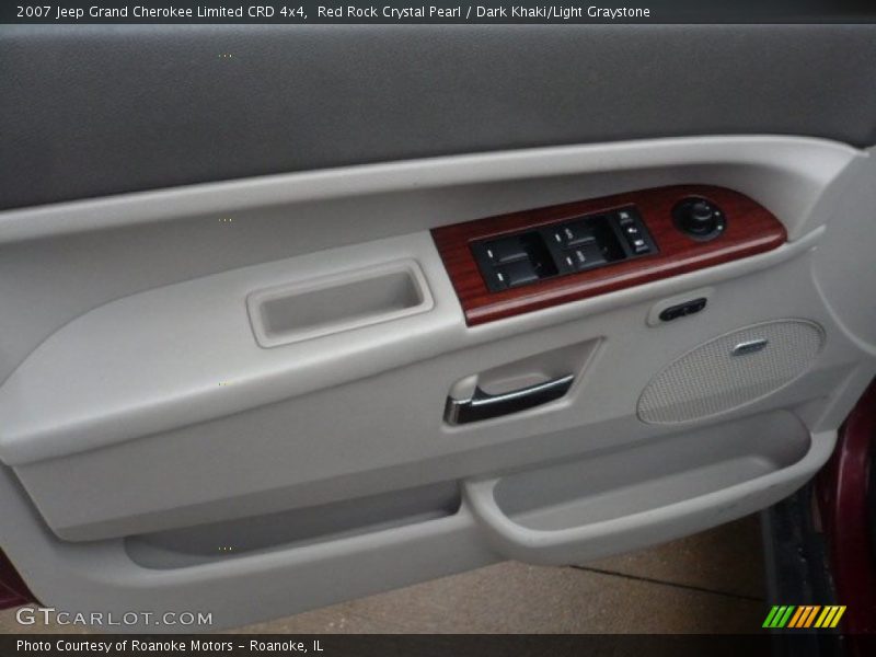 Red Rock Crystal Pearl / Dark Khaki/Light Graystone 2007 Jeep Grand Cherokee Limited CRD 4x4