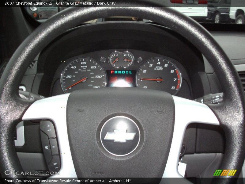 Granite Gray Metallic / Dark Gray 2007 Chevrolet Equinox LS