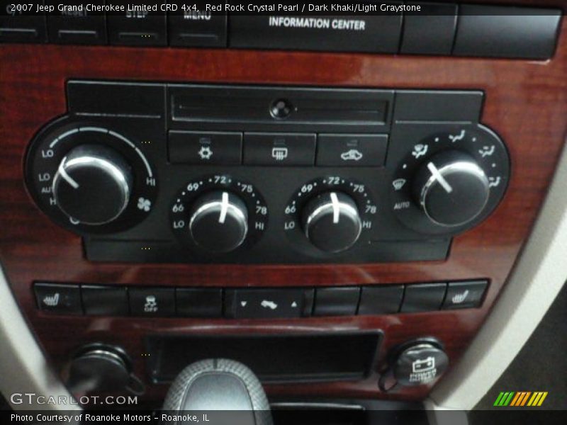 Red Rock Crystal Pearl / Dark Khaki/Light Graystone 2007 Jeep Grand Cherokee Limited CRD 4x4