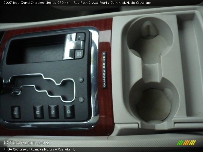 Red Rock Crystal Pearl / Dark Khaki/Light Graystone 2007 Jeep Grand Cherokee Limited CRD 4x4