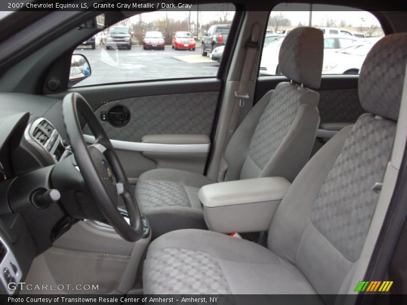 Granite Gray Metallic / Dark Gray 2007 Chevrolet Equinox LS