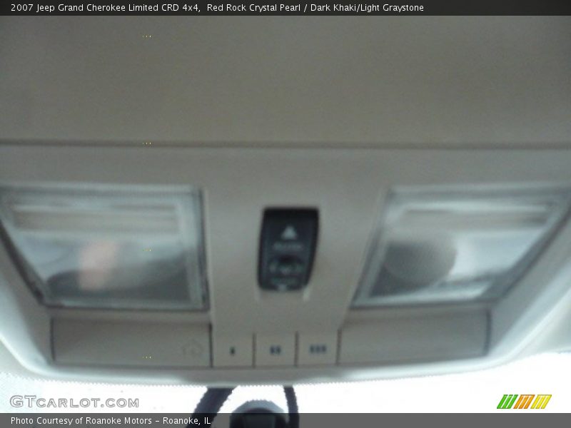 Red Rock Crystal Pearl / Dark Khaki/Light Graystone 2007 Jeep Grand Cherokee Limited CRD 4x4