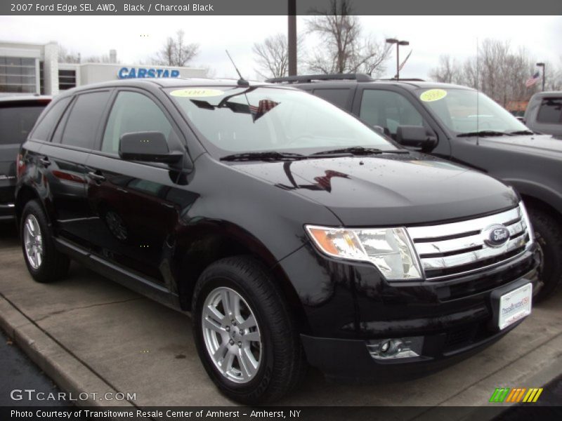 Black / Charcoal Black 2007 Ford Edge SEL AWD