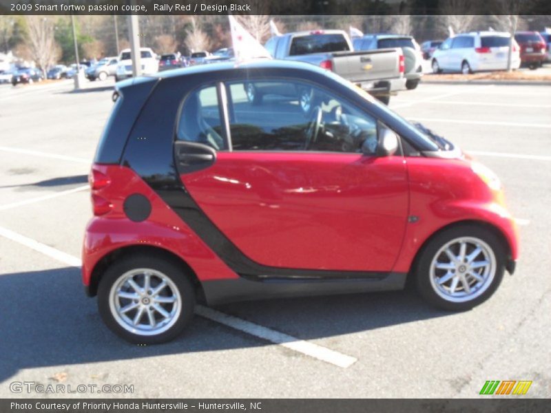 Rally Red / Design Black 2009 Smart fortwo passion coupe