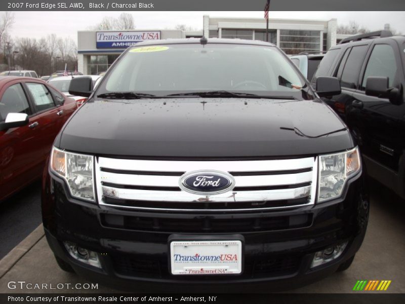 Black / Charcoal Black 2007 Ford Edge SEL AWD