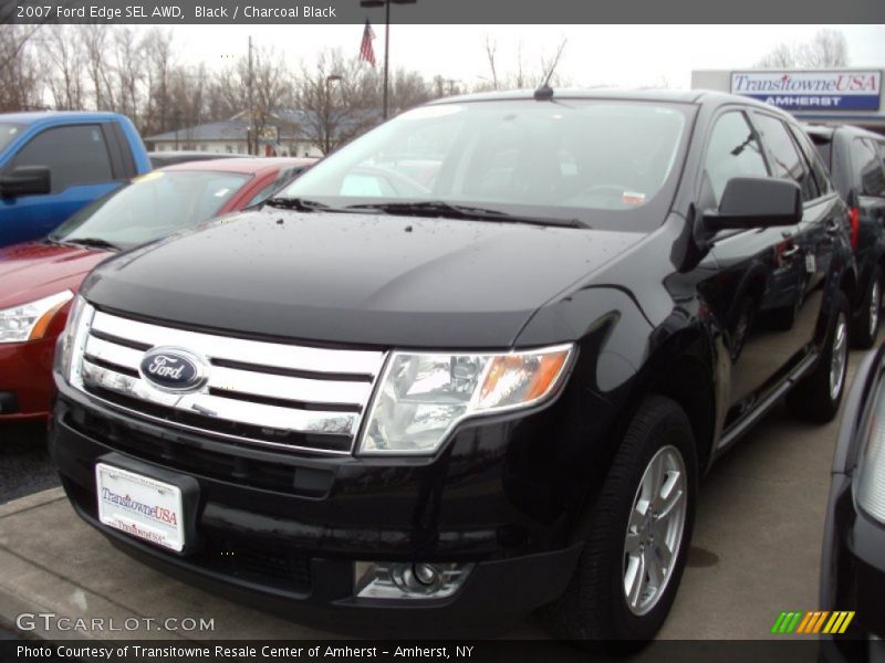 Black / Charcoal Black 2007 Ford Edge SEL AWD