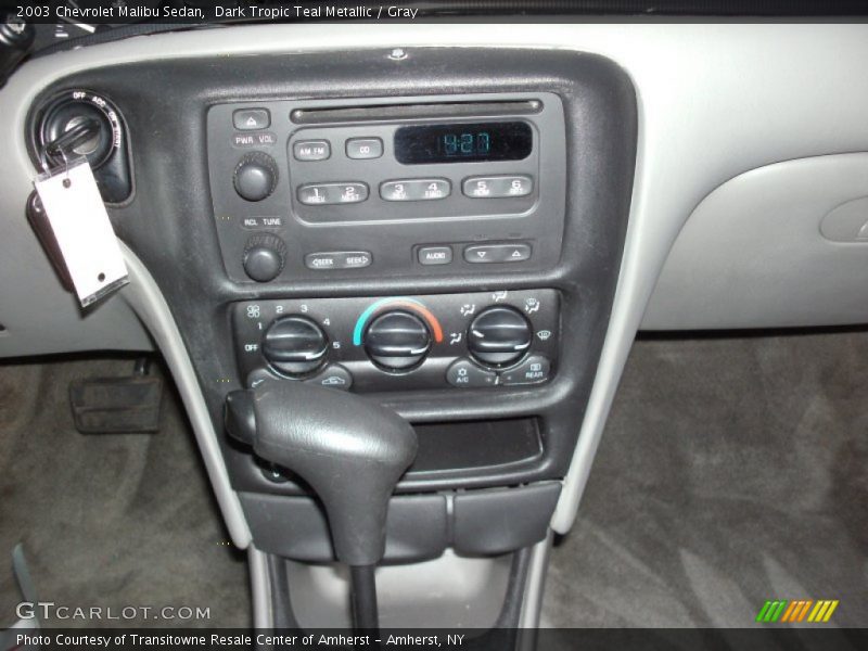 Dark Tropic Teal Metallic / Gray 2003 Chevrolet Malibu Sedan