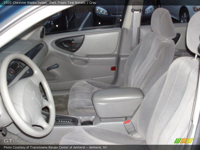 Dark Tropic Teal Metallic / Gray 2003 Chevrolet Malibu Sedan