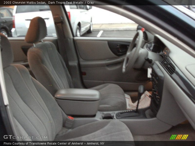 Dark Tropic Teal Metallic / Gray 2003 Chevrolet Malibu Sedan