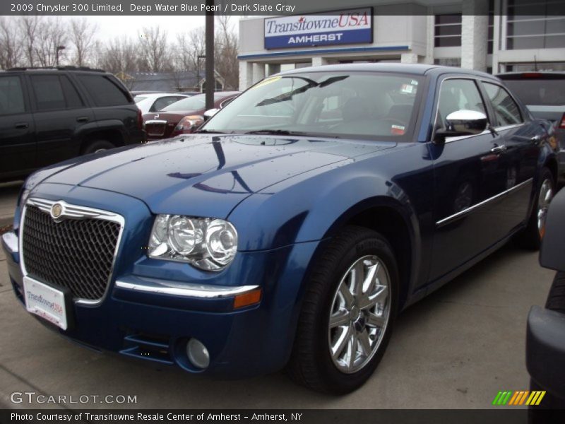 Deep Water Blue Pearl / Dark Slate Gray 2009 Chrysler 300 Limited