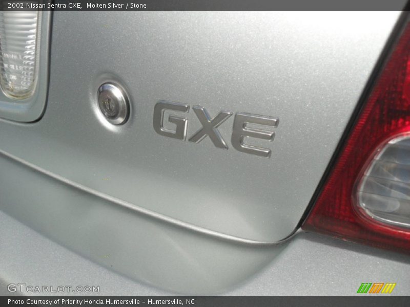 Molten Silver / Stone 2002 Nissan Sentra GXE