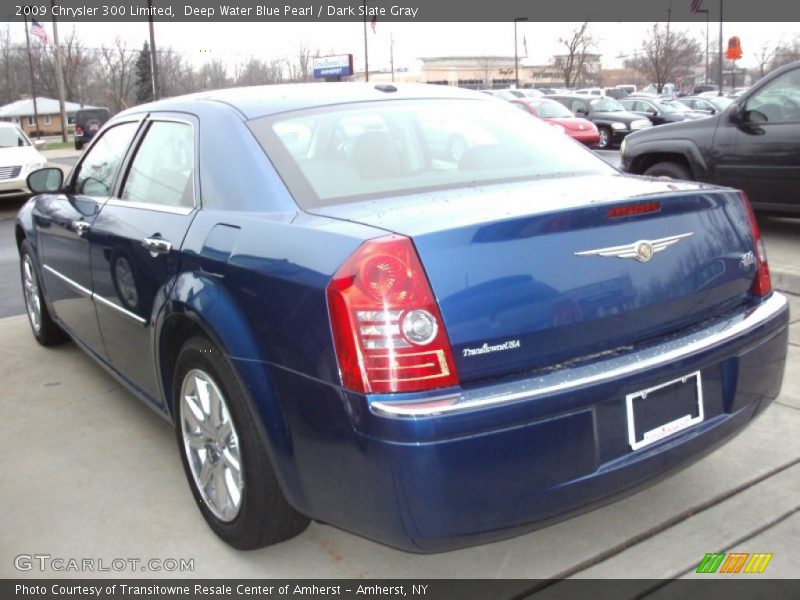 Deep Water Blue Pearl / Dark Slate Gray 2009 Chrysler 300 Limited
