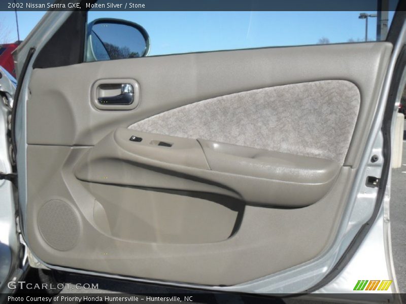 Molten Silver / Stone 2002 Nissan Sentra GXE