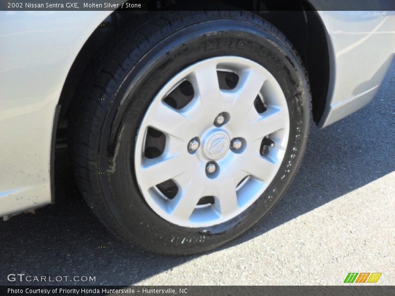 Molten Silver / Stone 2002 Nissan Sentra GXE