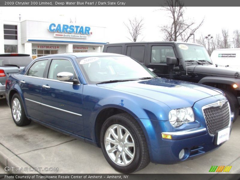 Deep Water Blue Pearl / Dark Slate Gray 2009 Chrysler 300 Limited