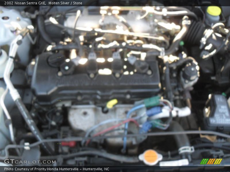 Molten Silver / Stone 2002 Nissan Sentra GXE