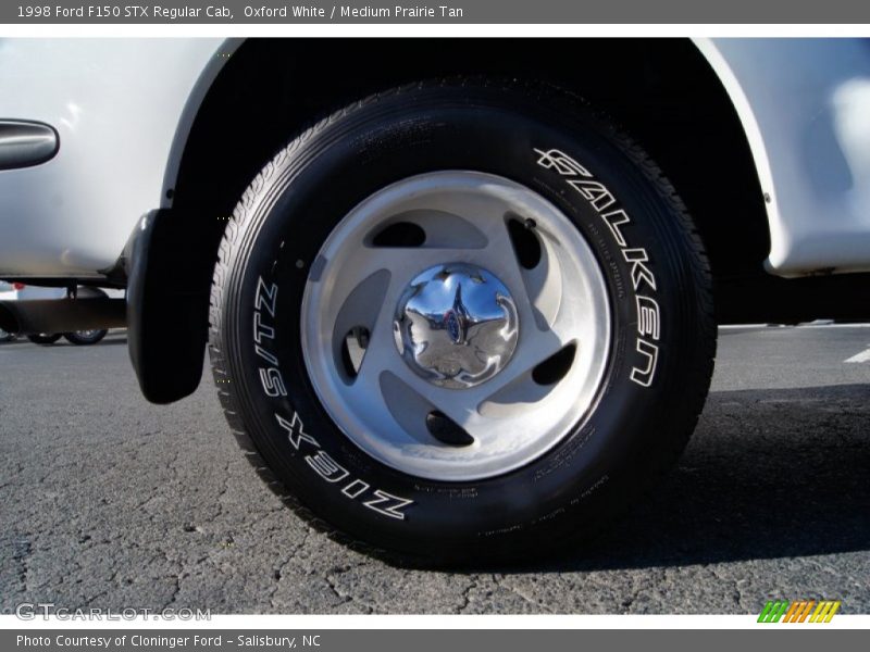 Oxford White / Medium Prairie Tan 1998 Ford F150 STX Regular Cab