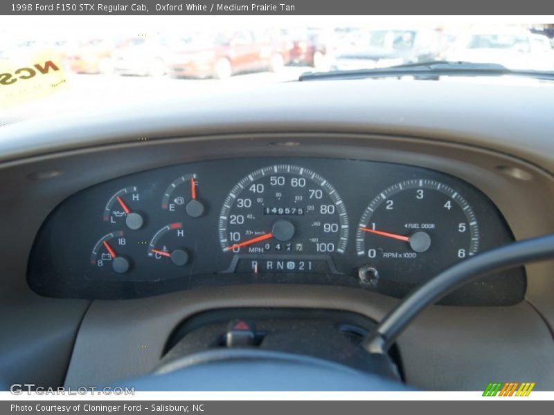  1998 F150 STX Regular Cab STX Regular Cab Gauges