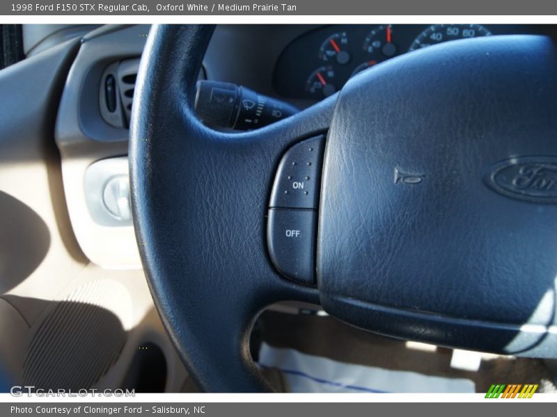 Oxford White / Medium Prairie Tan 1998 Ford F150 STX Regular Cab