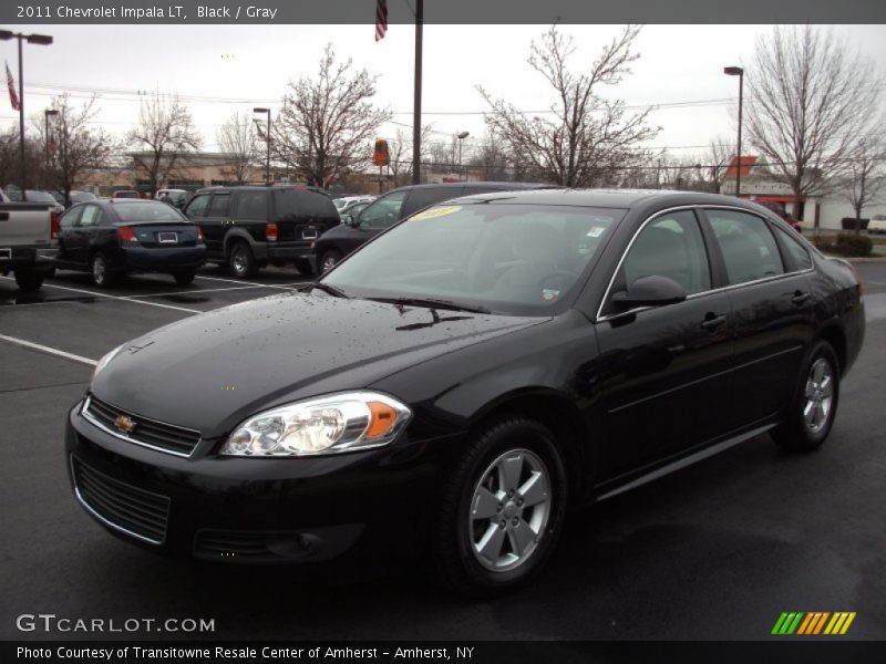 Black / Gray 2011 Chevrolet Impala LT