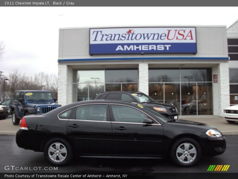 Black / Gray 2011 Chevrolet Impala LT