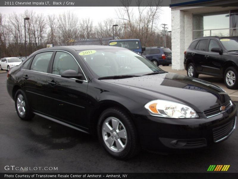 Black / Gray 2011 Chevrolet Impala LT
