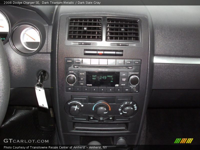 Dark Titanium Metallic / Dark Slate Gray 2008 Dodge Charger SE