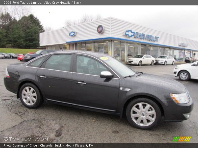 Alloy Grey Metallic / Black 2008 Ford Taurus Limited