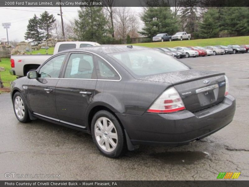 Alloy Grey Metallic / Black 2008 Ford Taurus Limited
