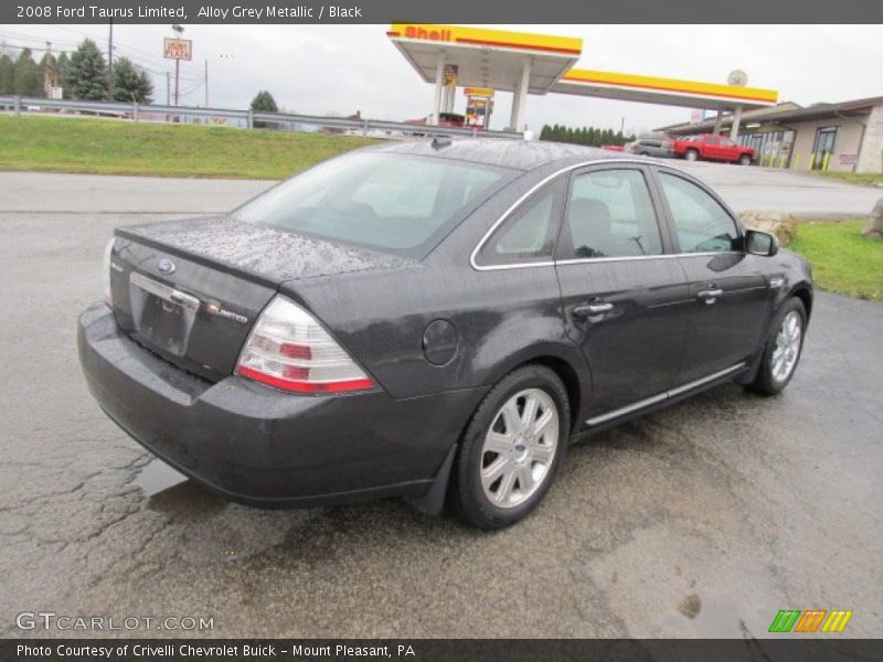 Alloy Grey Metallic / Black 2008 Ford Taurus Limited