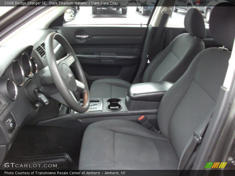 Dark Titanium Metallic / Dark Slate Gray 2008 Dodge Charger SE