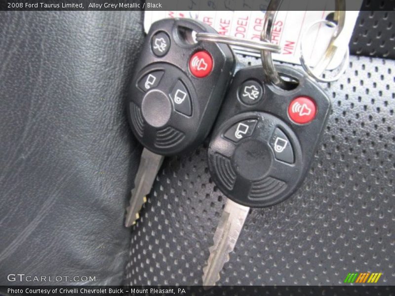 Keys of 2008 Taurus Limited