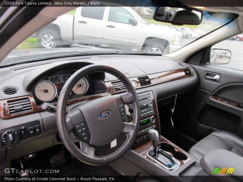 Alloy Grey Metallic / Black 2008 Ford Taurus Limited