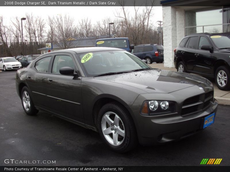 Dark Titanium Metallic / Dark Slate Gray 2008 Dodge Charger SE