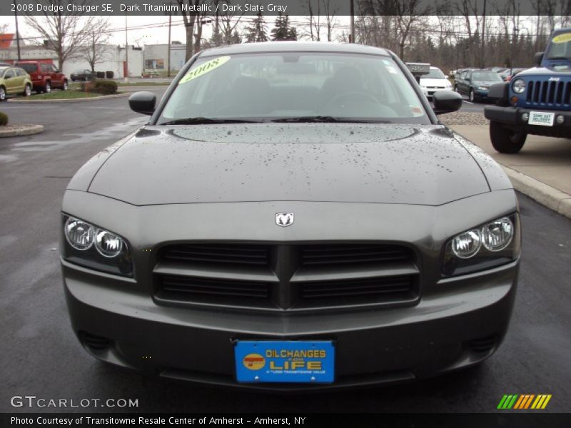 Dark Titanium Metallic / Dark Slate Gray 2008 Dodge Charger SE