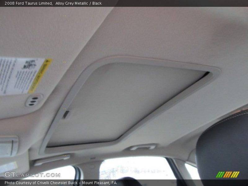 Alloy Grey Metallic / Black 2008 Ford Taurus Limited