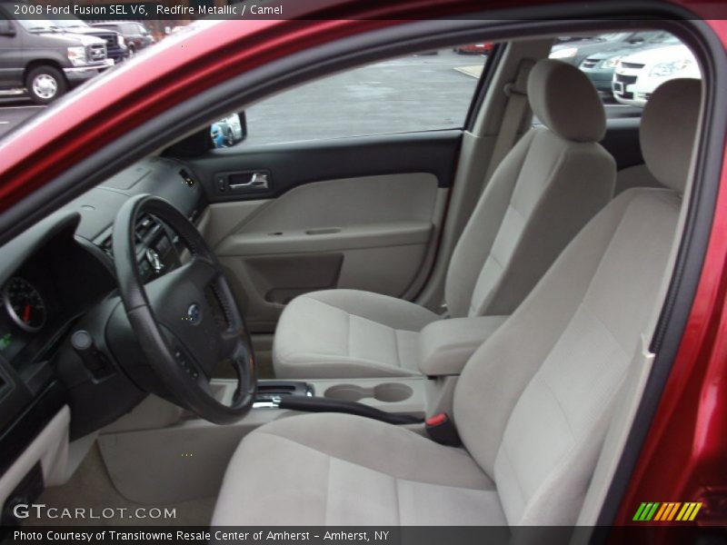 Redfire Metallic / Camel 2008 Ford Fusion SEL V6