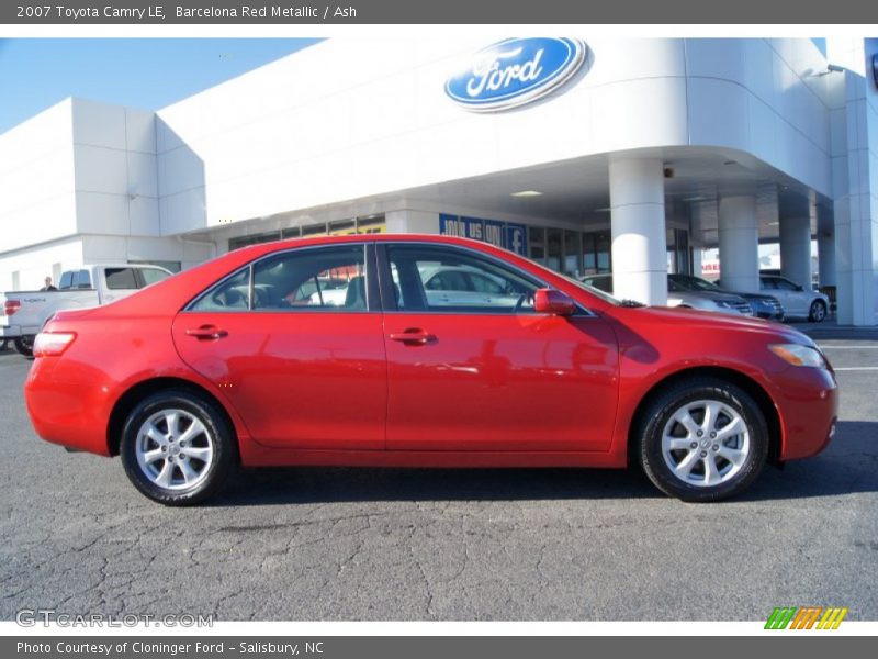 Barcelona Red Metallic / Ash 2007 Toyota Camry LE