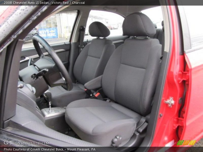 Victory Red / Charcoal 2008 Chevrolet Aveo LS Sedan