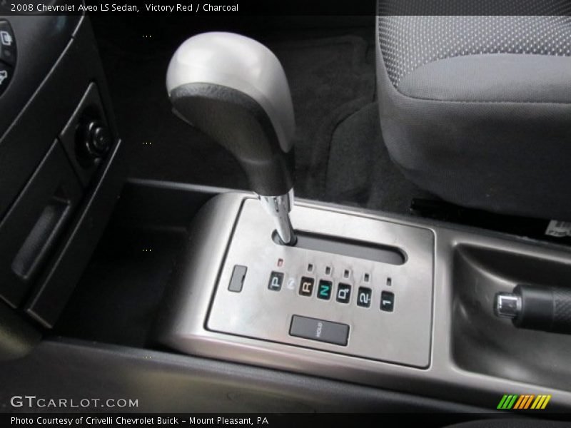 Victory Red / Charcoal 2008 Chevrolet Aveo LS Sedan