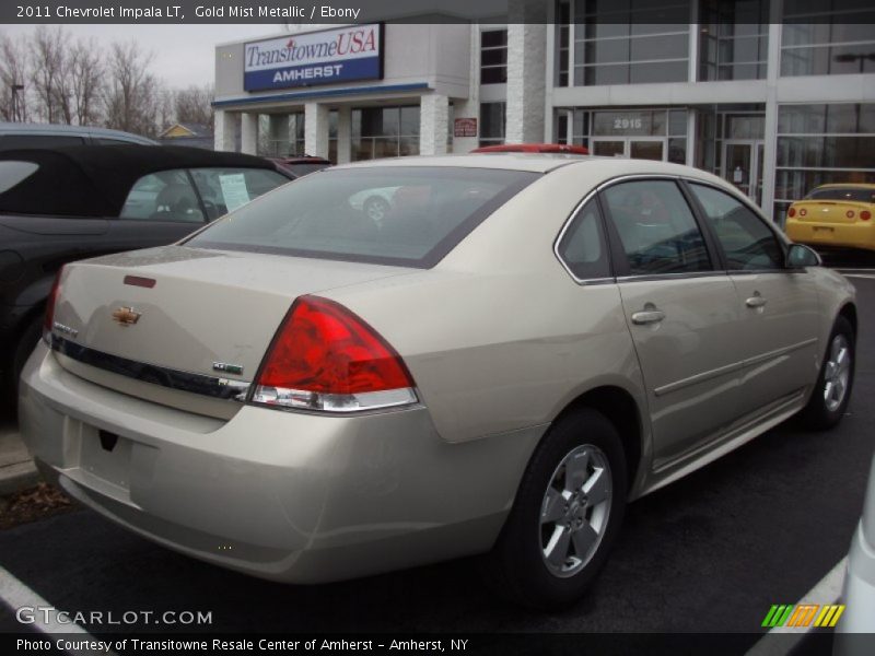 Gold Mist Metallic / Ebony 2011 Chevrolet Impala LT